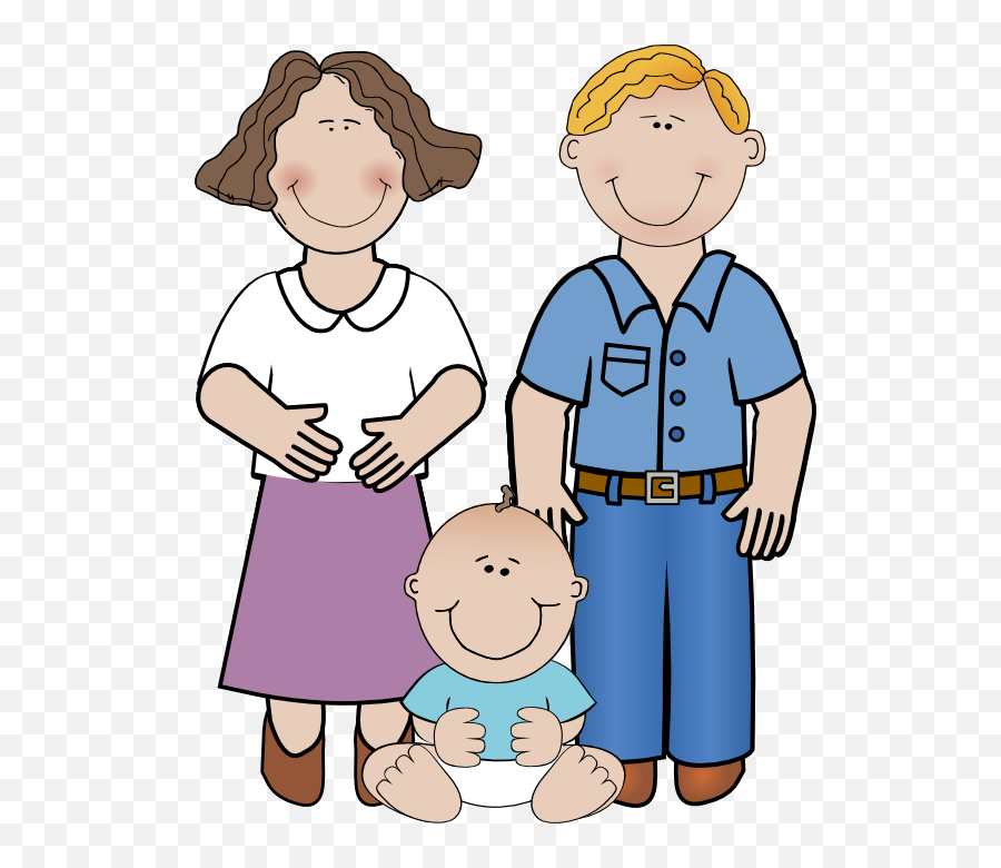 Family Clip Art Free Clipart Images 3 - Parents With Baby Clipart Png,Family Clipart Png