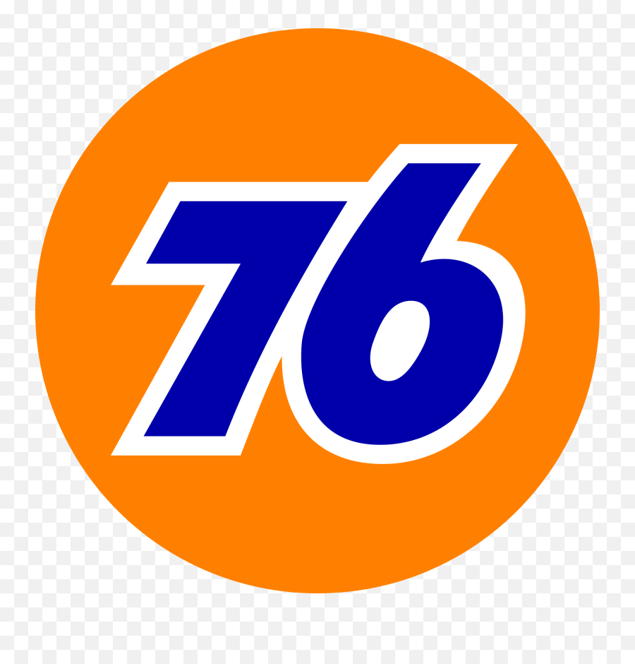 File76 Orange Logosvg - Wikimedia Commons Logo 76 Gas Station Png,Orange Circle Png