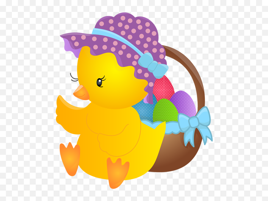 Fun Easter Clipart - Cute Easter Chicks Clip Art Png,Easter Clipart Png