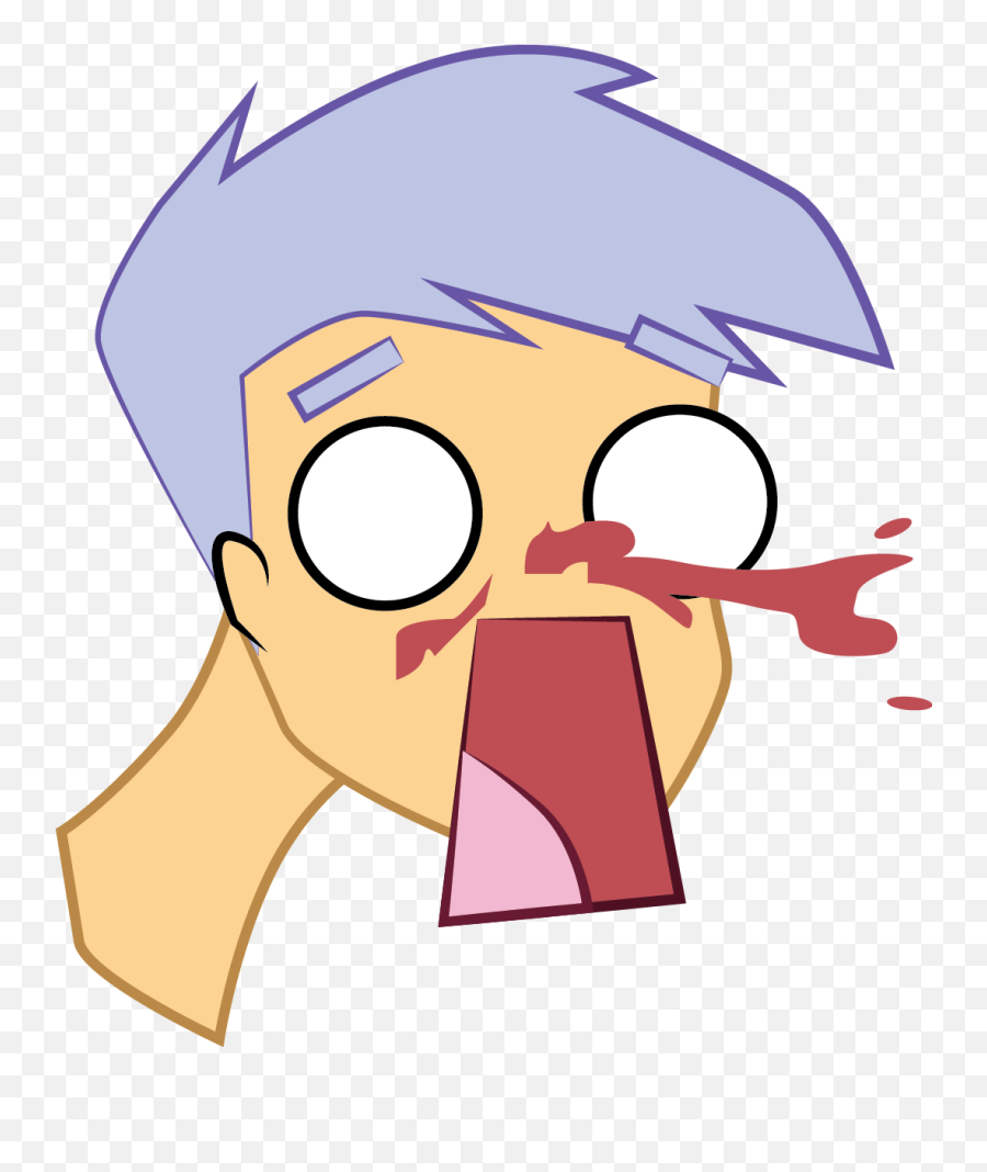 Anime Nose Bleed Free Images - Nose Bleeds Png,Nose Clipart Png