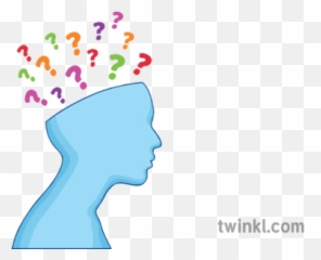 Question Mark Brain Illustration - Twinkl And Png
