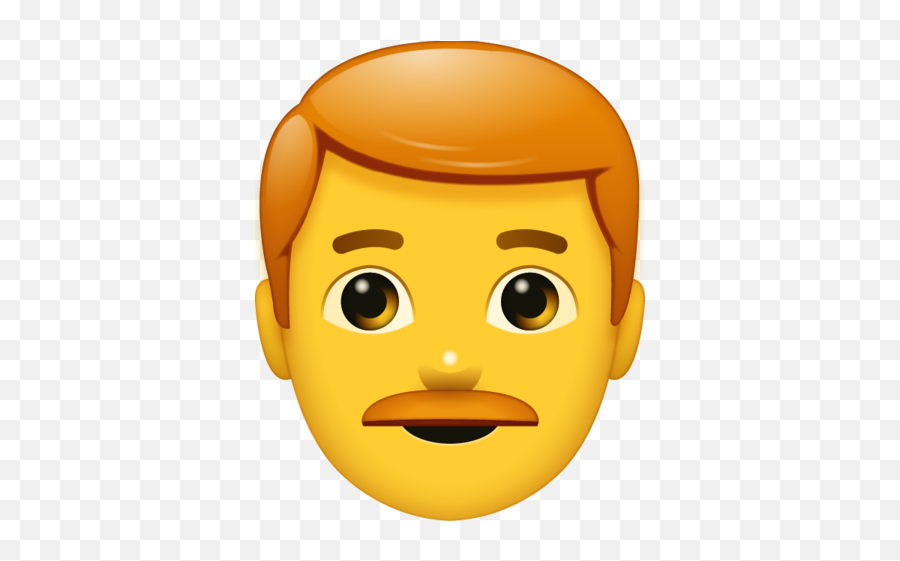 Red Hair Man Emoji - Men Emoji Png,Cute Emoji Png