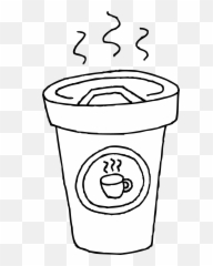 Download Tea Coffee Cafe Starbucks Cup Hq Png - Colouring Page