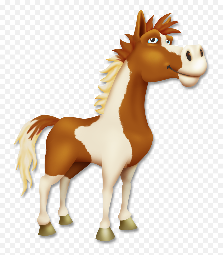 Pinto Horse Png Free - Hay Day Horse Png,Cartoon Horse Png