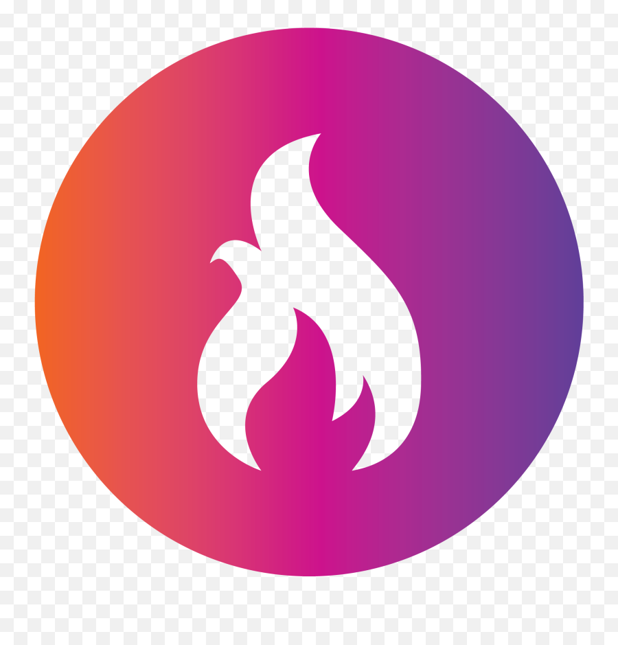Fuel Cycle Logo - Flame In Circle Gradient Mornington Crescent Tube Station Png,Gradient Circle Png