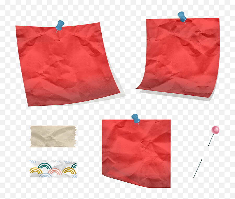 Scrap Paper Crumpled Tape - Free Image On Pixabay Bag Png,Crumpled Paper Png