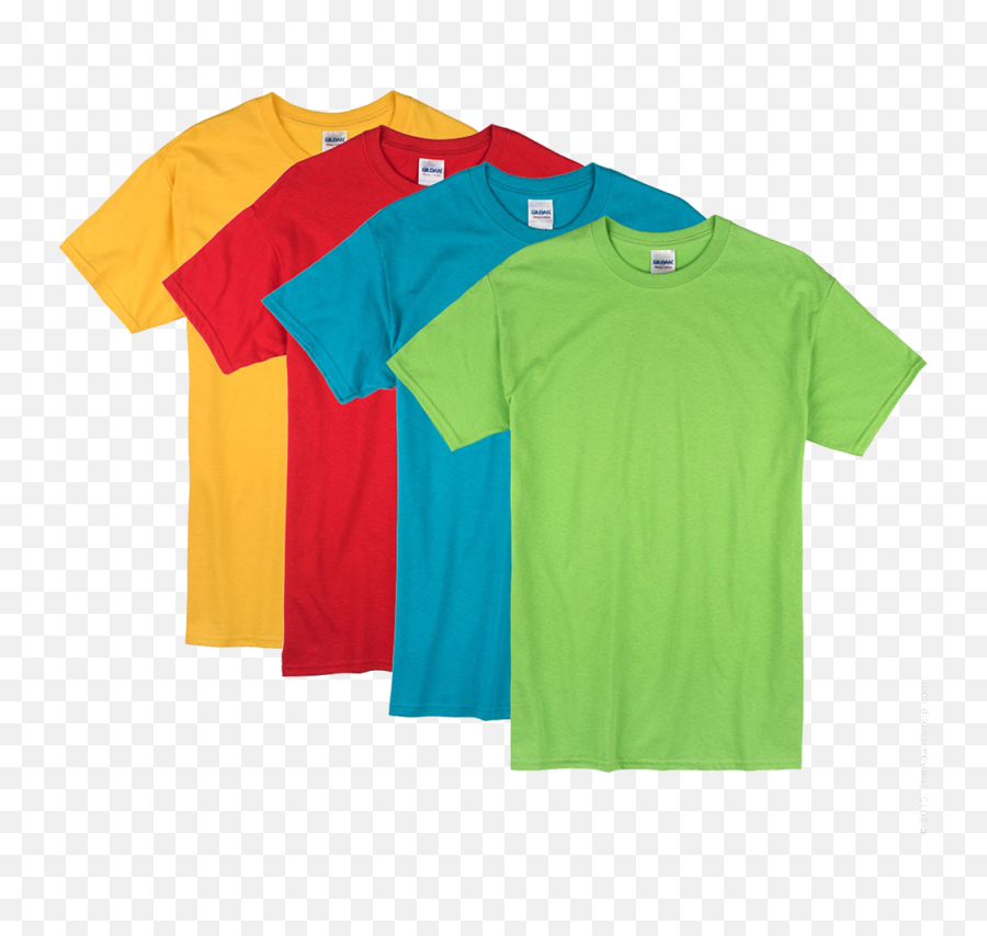 Blank T Shirt Png - Plain Tshirt Different Colors,Blank T Shirt Png