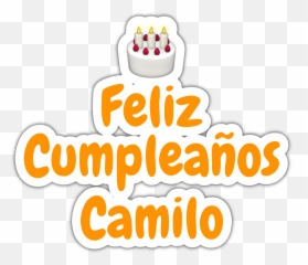 Camilo Sticker Transparent Png - Illustration,Feliz Cumpleaños Png