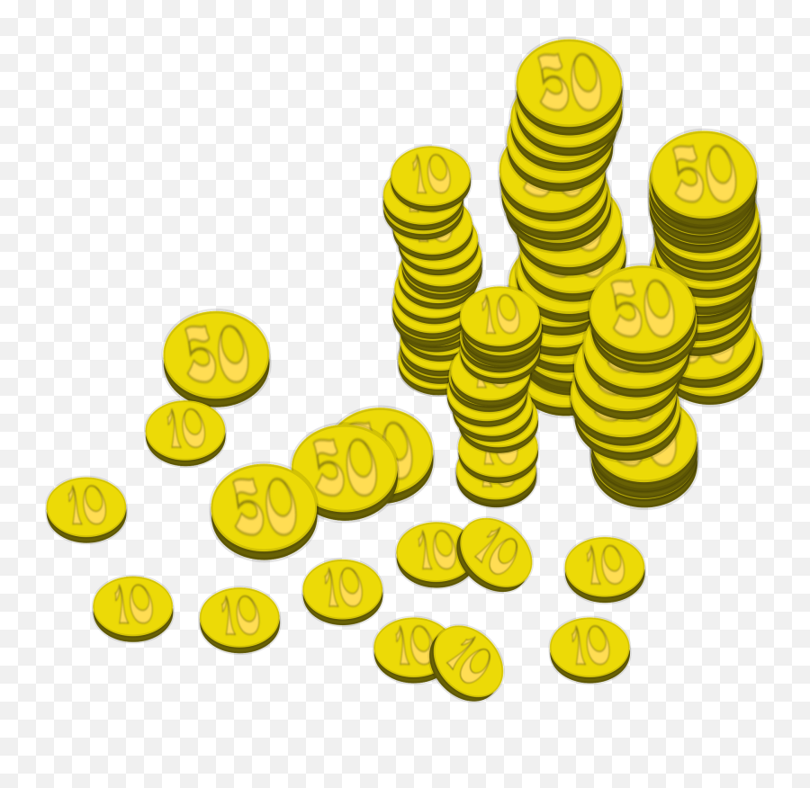 Free Coins Transparent Download Clip Art - Cartoon Images Of English Money Png,Coin Transparent