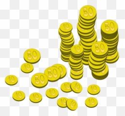 Free Coins Transparent Download Clip Art - Cartoon Images Of English Money Png,Coin Transparent