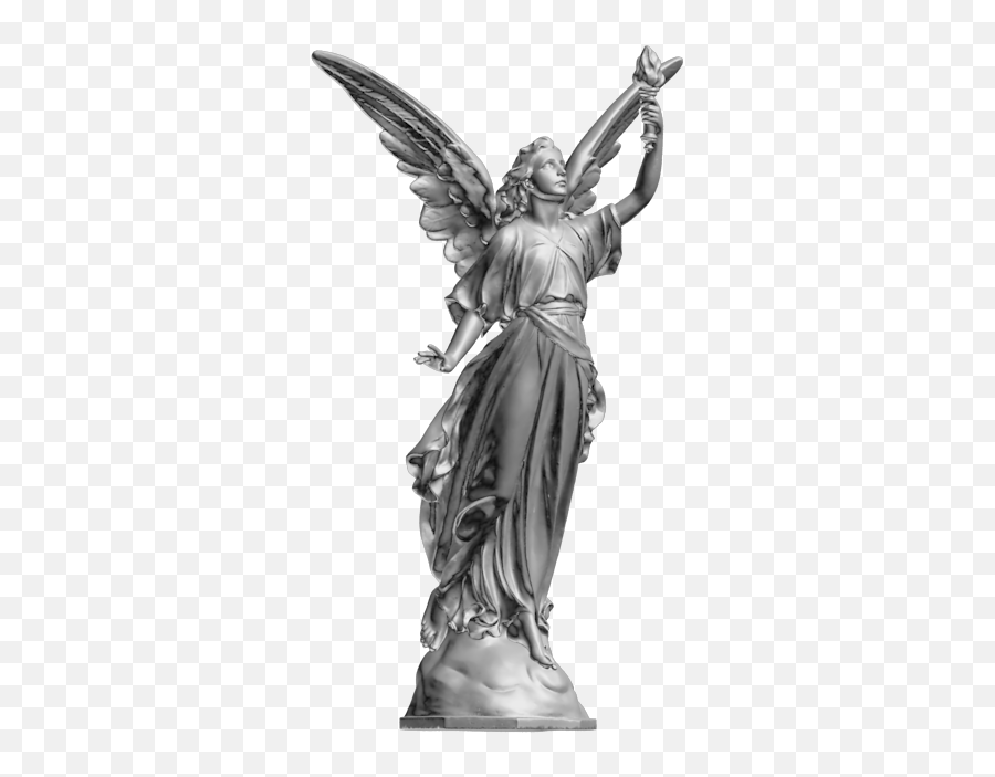 Angel Statue Png - Angel Statue 3d Model Statue 1271510 Transparent Background Angel Statue Png,Angel Statue Png