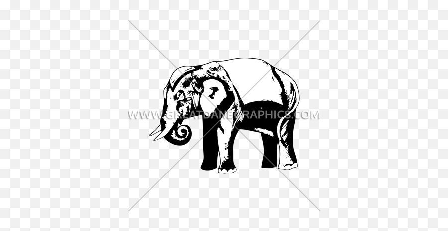 Republican Elephant Production Ready Artwork For T - Shirt Indian Elephant Png,Republican Elephant Png