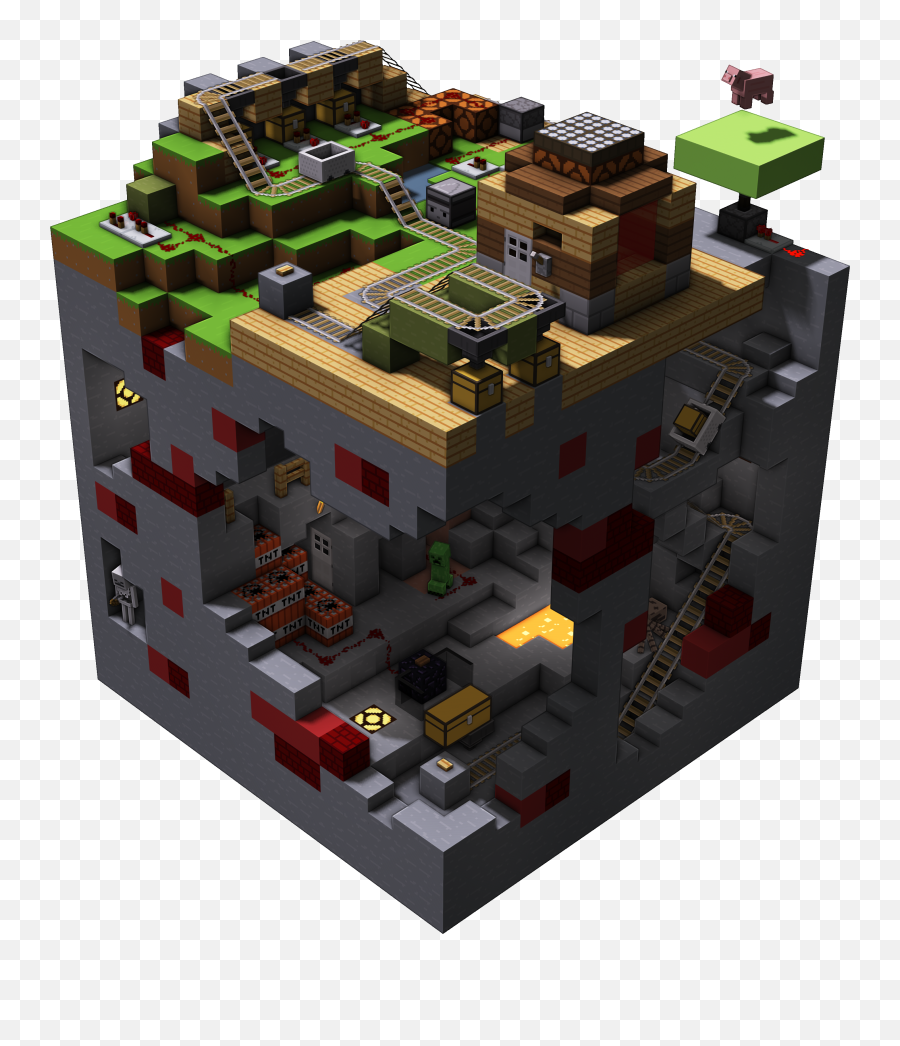 Book Cover Block - Minecraft Guide To Redstone Png,Minecraft Book Png