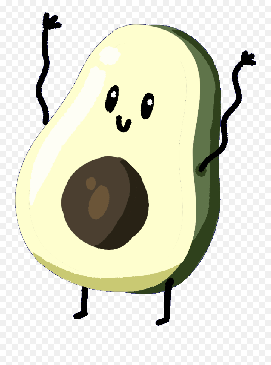 Avocado Clipart Gif - Transparent Dancing Avocado Gif Png,Avocado Transparent