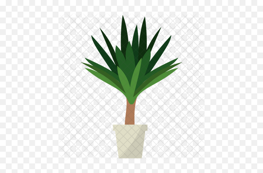 Yucca Potted Plant Icon Of Flat Style - Houseplant Png,Yucca Png
