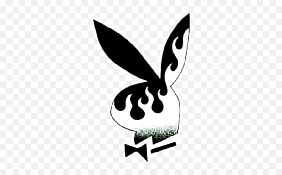 Playboy Bunny Fire Flame Flames Bunnies - Play Boy Png,Playboy Bunny Logo Png