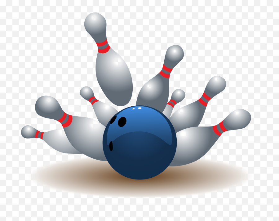 Bowling Strike Clipart Black And White - Bowling Ball Png,Bowling Png