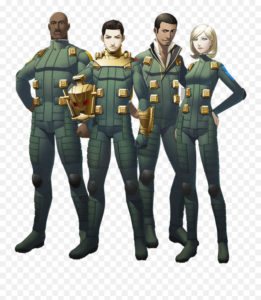 Updated Versions Of Doomguy And The Crew Megami Tensei - Shin Megami Tensei Strange Journey Characters Png,Doom Guy Png