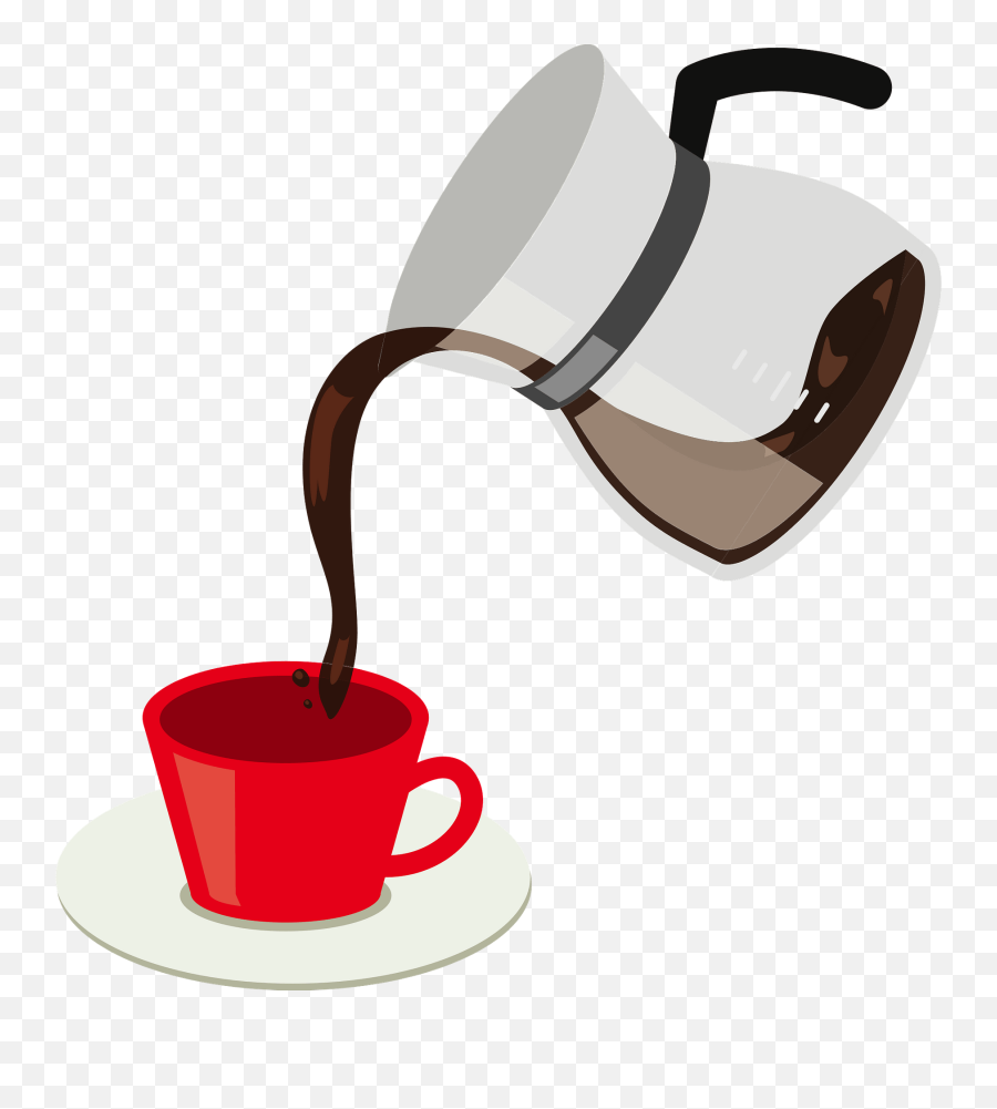 Coffee Pot Clipart - Coffee Pot And Cup Clipart Png,Coffee Cup Clipart Png