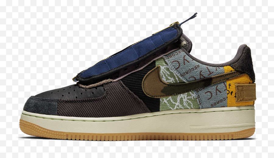 Travis Scott X Nike Air Force 1 Low U0027multi - Colormuted Cactus Jack Nikes Astroworld Png,Air Force Png