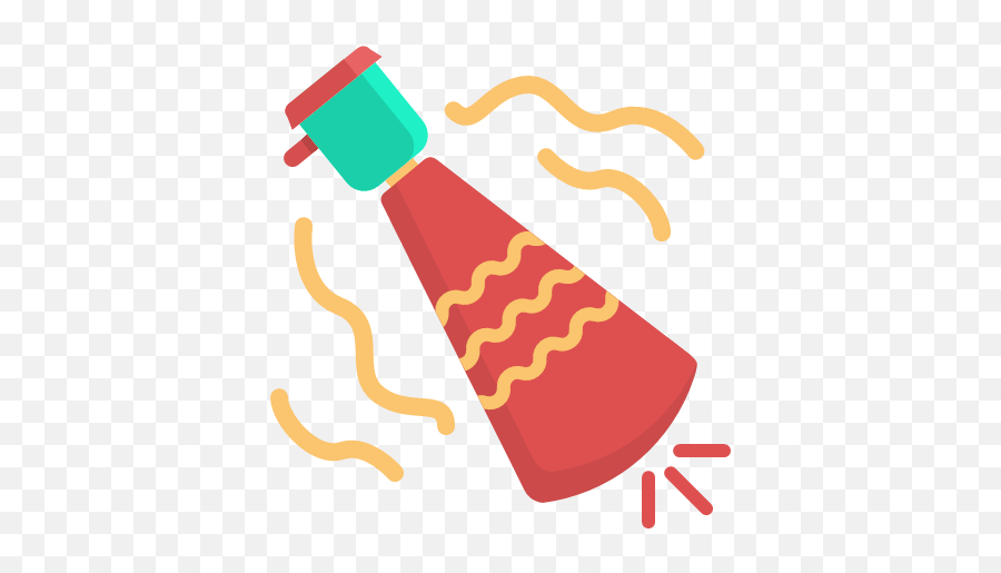 Party Trumpet Icon - Party New Years Png,Trumpet Png