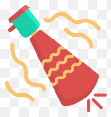 Party Trumpet Icon - New Years png