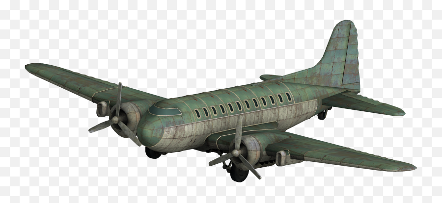 Download Hd Transport Plane - Fallout New Vegas Airplane Fallout New Vegas Planes Png,Airplane Transparent