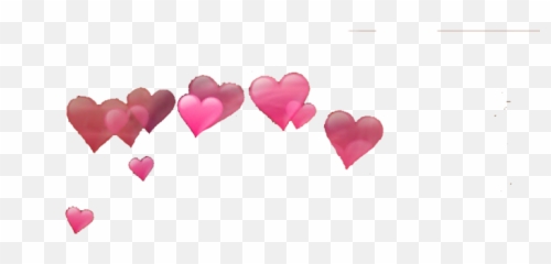 Hearts Png Tumblr - Hearts On Head Transparent,Macbook Hearts Png