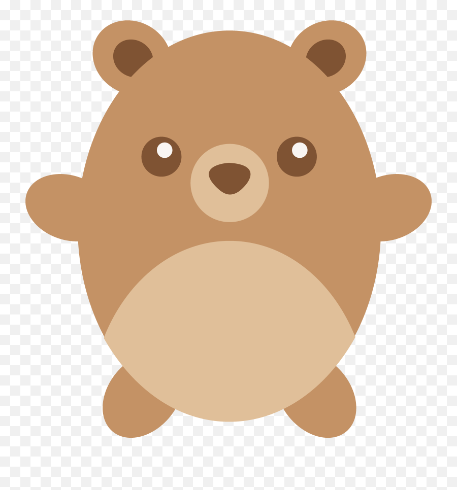 Cute Brown Teddy Bear Clipart - Clip Art Bay Cute Fat Bear Cartoon Png,Cartoon Bear Png
