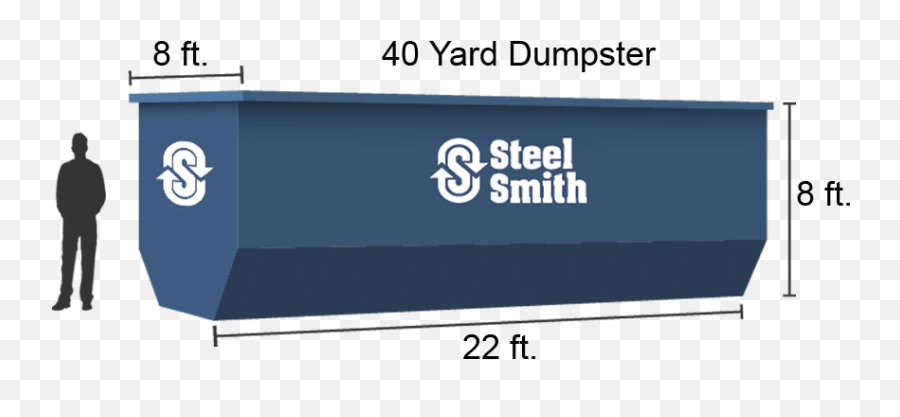Commercial Dumpster Rentals Tampa Bay Area Steelsmith 1 - Horizontal Png,Dumpster Png