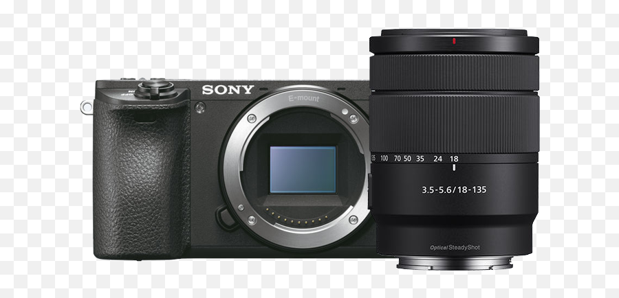 Download Sony Alpha A6500 Digital Camera With 18 135mm F3 - Body Sony A6500 Png,Sony Png