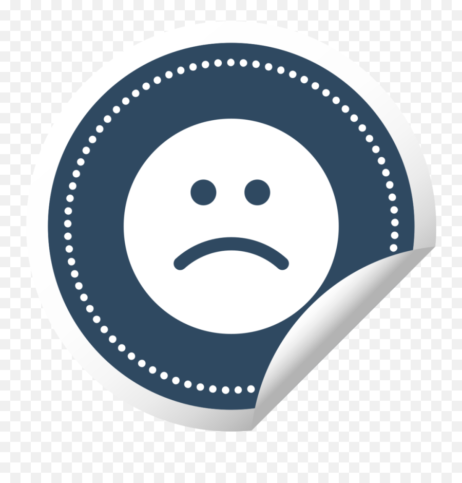 Free Emoji Emoticon Sticker Sad Png With Transparent Background - Fancy Circle Price Tag Png,Sad Emoji Transparent Background