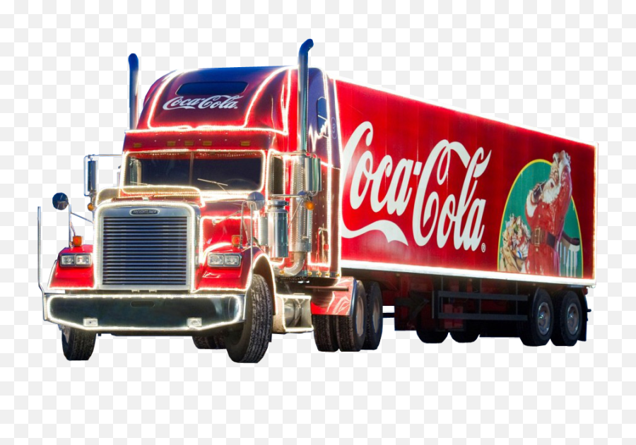 Coca Cola Christmas Truck Transparent - Coca Cola Truck Png,Red Truck Png