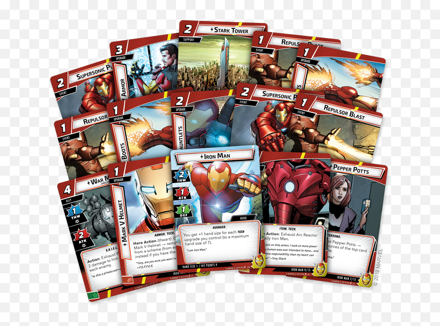 Building The Suit - Marvel Champions Iron Man Cards Png,Pepper Potts Png