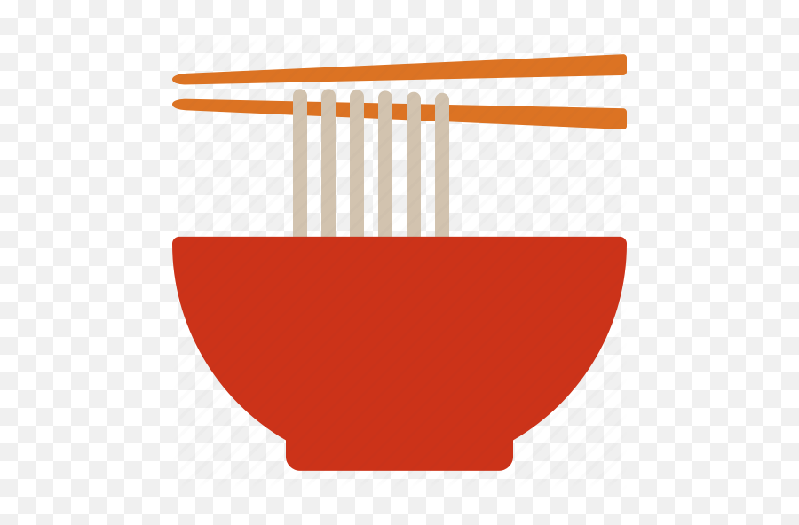 Bowl Noodles Pho Chopsticks Noodle Icon - Color Noodles Transparent Icon Png,Pho Png