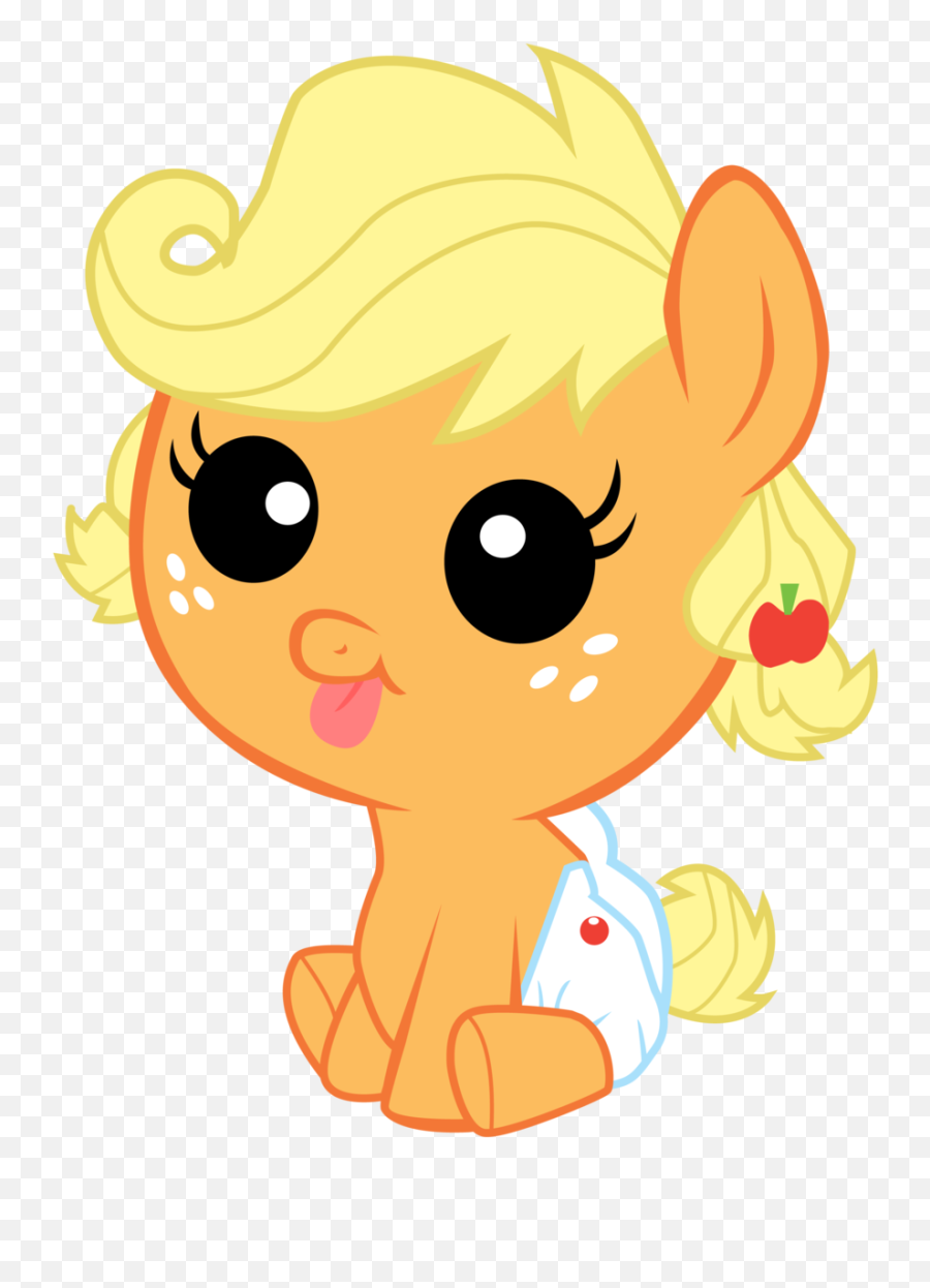 Cuter Picture Of Applejack Than - My Little Pony Baby Applejack Png,Applejack Png