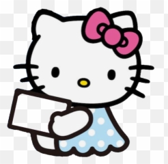 View And Download Hd Pin By Maria Esther Quiroga Mercado - Hello Kitty Head Purple Png,Hello Kitty Logo
