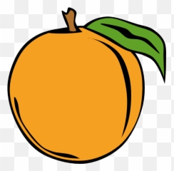 Annoying Orange Clipart - Clipartingcom Peach Clip Art Png,Annoying Orange Transparent