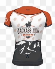 Jackass Hill Brewery Menu0027s Evo Cycling Jersey - Short Sleeve png