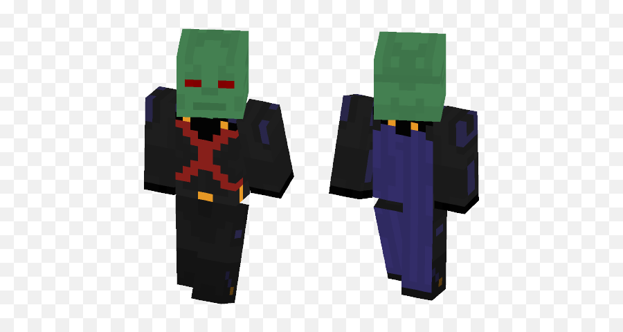 Download Martian Manhunter - Skin Hot Boy Minecraft Png,Martian Manhunter Png