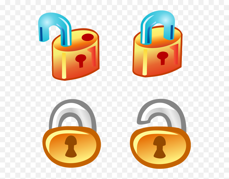 Free Vector Lock Icons Download Png Unlock Icon