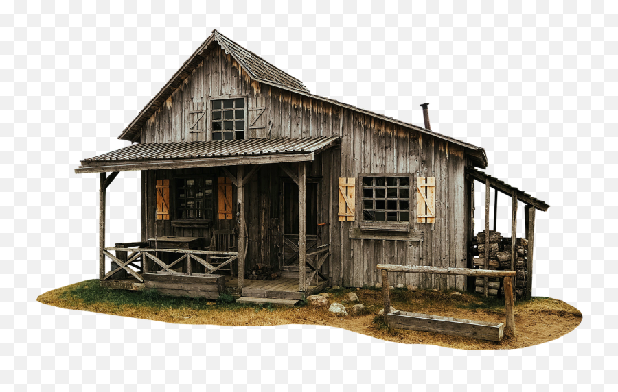 Cabin House Cottage - Free Image On Pixabay Zoo Sauvage De Png,Log Cabin Icon