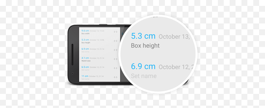 Ruler App For Android Measure Length With Your Phone - Technology Applications Png,Galaxy S7 Icon Size