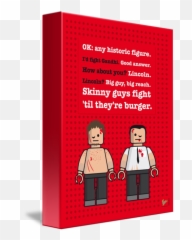 My Fight Club Lego Dialogue Poster - Language png