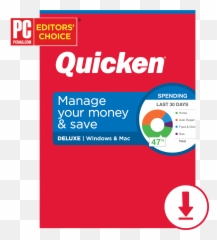 Quicken 2020 Deluxe 1 Year Email Delivery User For Pcmac - png