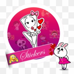 Latest Stickers And Maker - Girly png