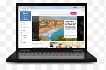 Get Online With Aol - Aol Computer png