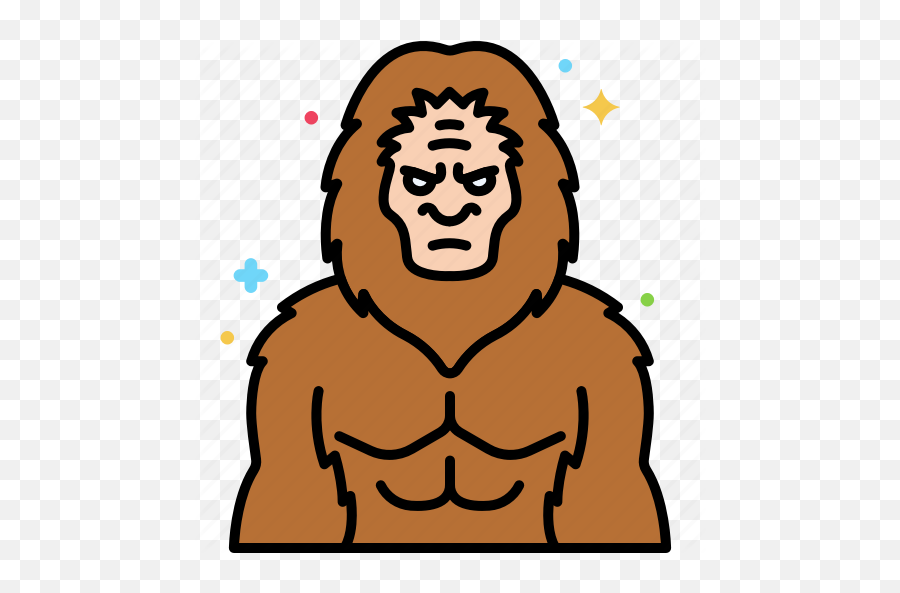 Bigfoot Creature Supernatural Icon - Png Bigfoot Icon,Supernatural Icon