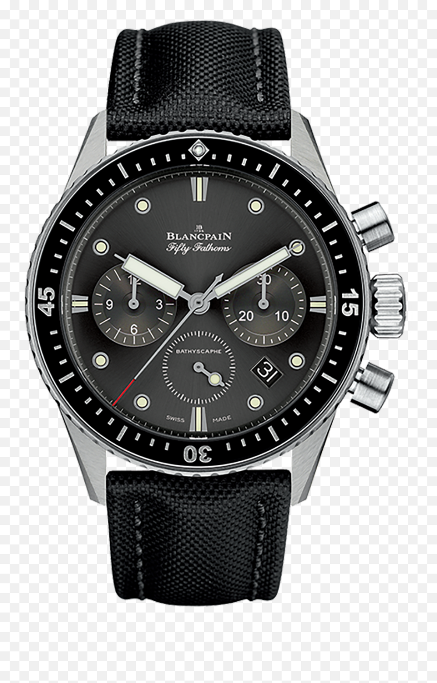 Blancpain Fifty Fathoms Meteor Automatic 43mm - Black Expensive Watch For Men Png,Gucci Icon Thin Band Ring