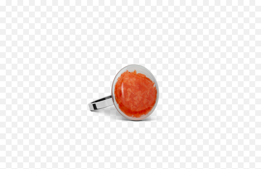 Glass Ring - Galet Mini Paillettes Colors Orange Ring Png,Lip Ring Png